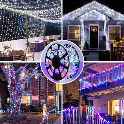 Transform Your Space with 500 LED Color Changing String Lights - Perfect for Christmas and Beyond!