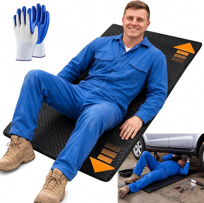 Experience Ultimate Comfort with the Magic Creeper Rolling Mat - 60" X 28" Portable Under Car Repair Solution